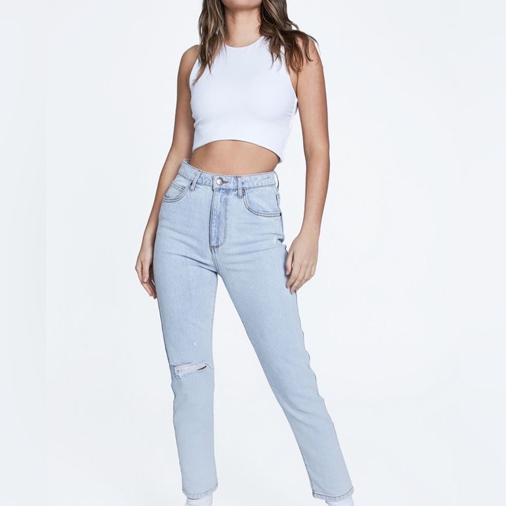 Cotton on high rise stretch mom jeans